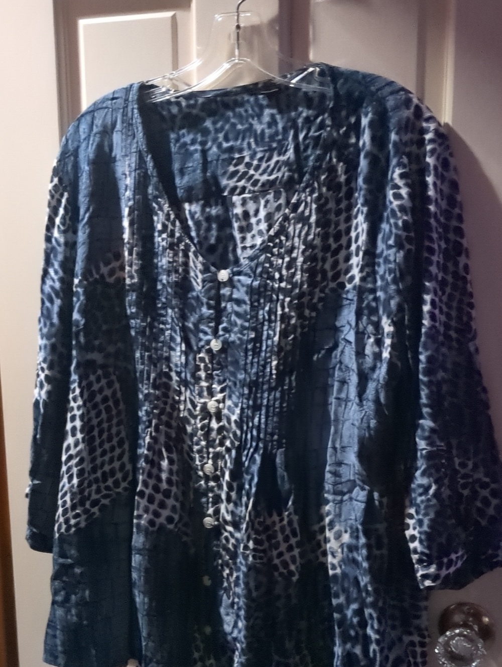 Plus Size Animal Print Blouse for Women 2XL/3XL 68 #B63